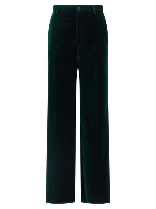 Velvet Trousers — Green