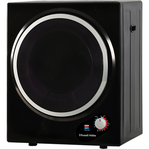 Russell Hobbs Tumble Dryer RH3VTD800B 2. Compact Vented Laundry Appliance, Efficient Drying in Sleek Black Finish