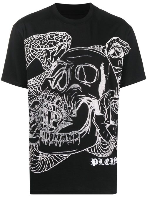 Graphic-print T-shirt - Black