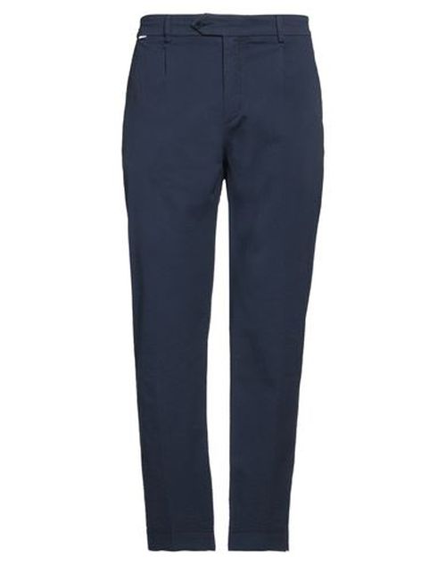 Man Pants Navy Size XXL Cotton, Elastane