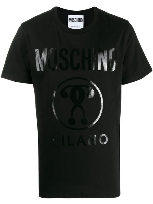 Milano logo-print T-shirt - Black
