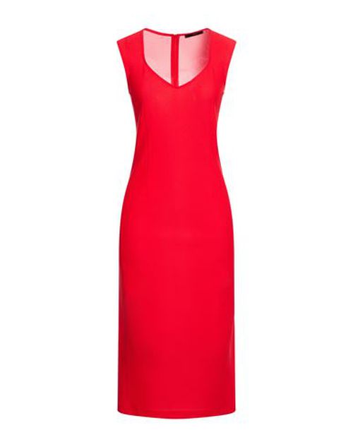 Woman Midi dress Red Size 6 Polyamide, Elastane