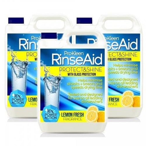 ProKleen Pro-Kleen Rinse Aid 15L + 500ml - Lemon Fresh - Protect & Shine With Added Glass Protection