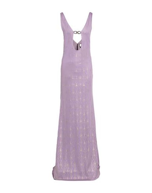 Woman Maxi dress Mauve Size 4 Viscose, Elastane