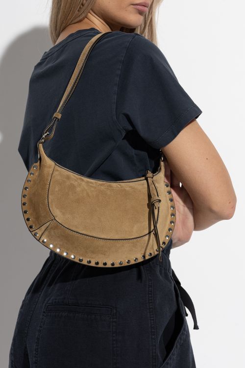 "Oskan Moon" Shoulder Bag, Women's, Beige