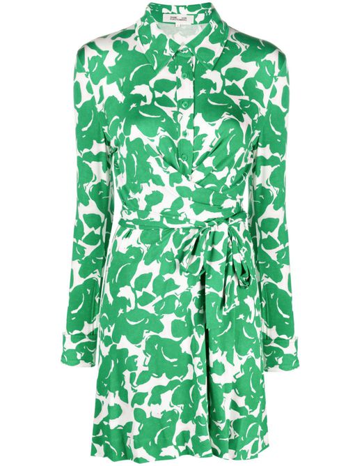 Didi floral-print shirtdress - Green