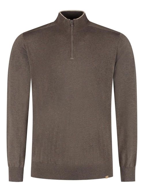 Paul & Shark half-zip jumper - Brown
