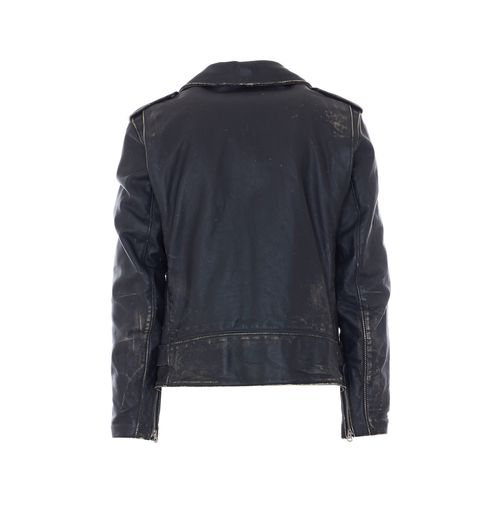 Jackets Black Cowhide Leather - Men