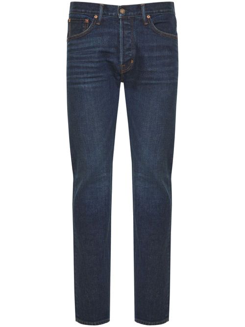 Logo-patch jeans - Blue