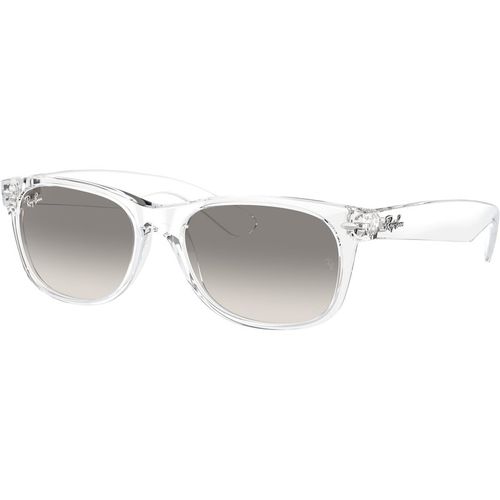 Ray - Ban Unisex Ray - Ban RB2132 NEW WAYFARER 677432 Sunglasses Nylon Transparent Grey Squared Normal Shaded