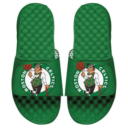 Men's Green Boston Celtics Primary Logo Slide Sandals