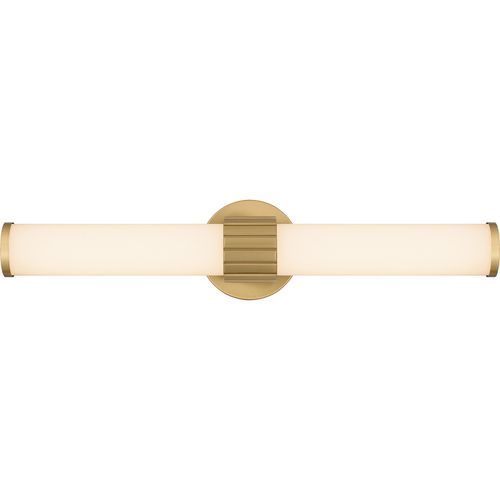 Aged Brass LED Bath from the Kaye Collection