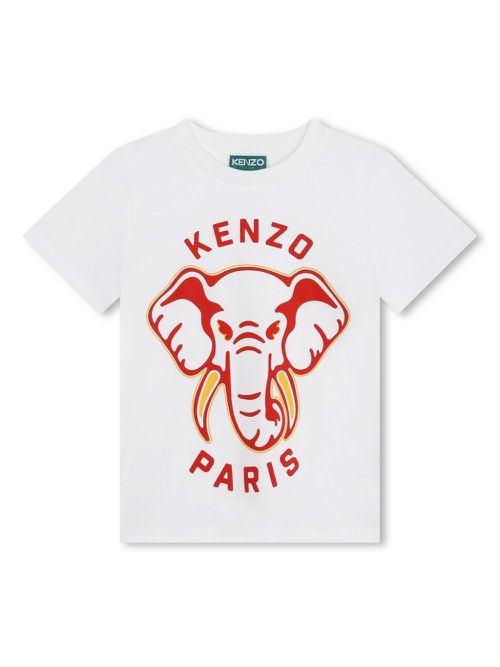 Logo-print organic cotton T-shirt - White