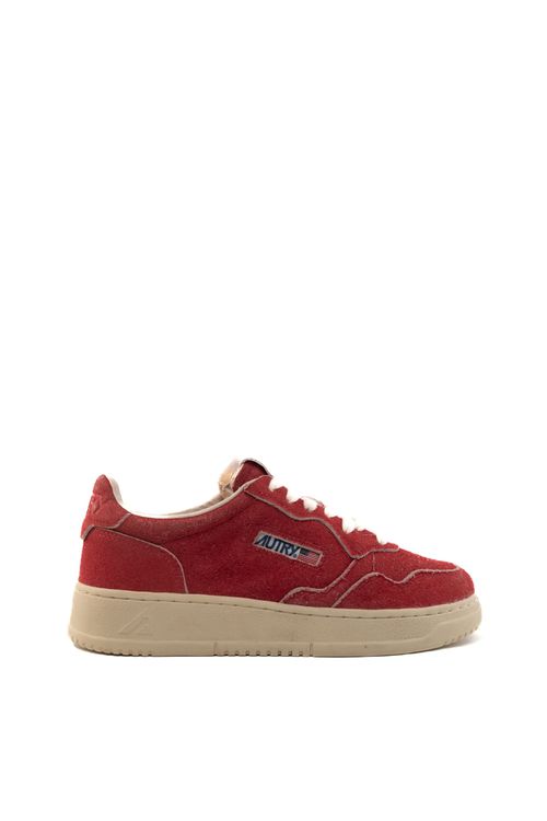 Medalist Low Sneakers In Red Gum Suede