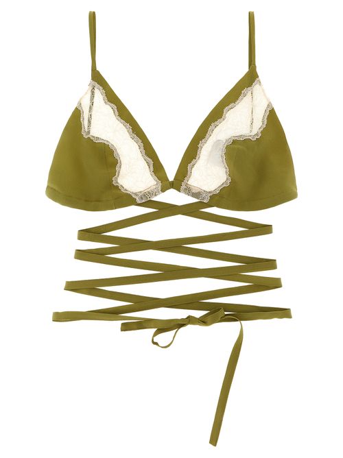 Anna bra Green Silk Intimo - Women