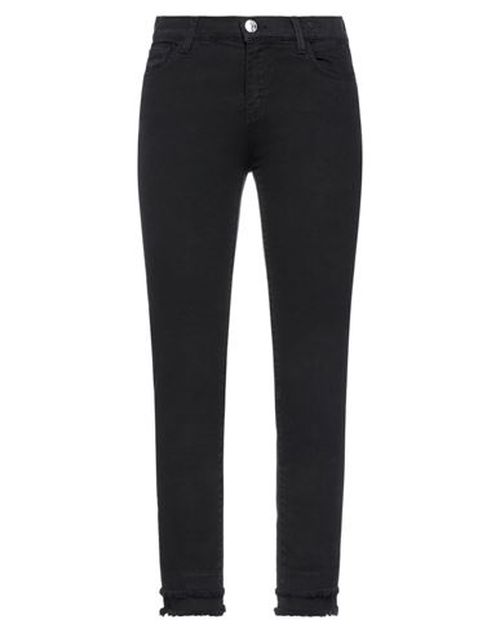 Woman Jeans Black Size 31 Cotton, Elastane