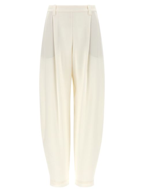 Fluid Trousers — Beige
