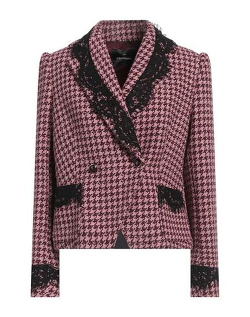 Woman Blazer Plum Size 6 Polyester, Wool