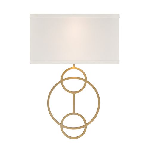 Vibrant Gold Wall Sconce from the Laurel Collection