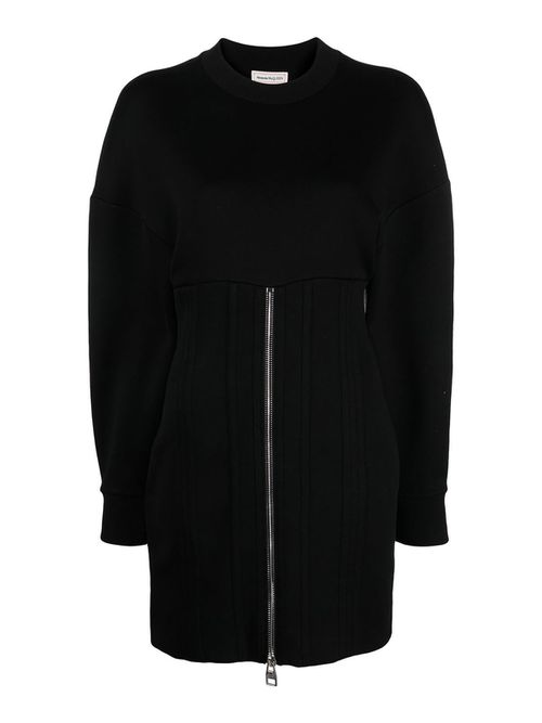 Zipped cotton dress