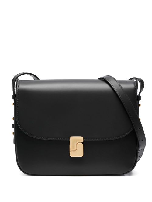 Mini Bellissima leather shoulder bag - Black