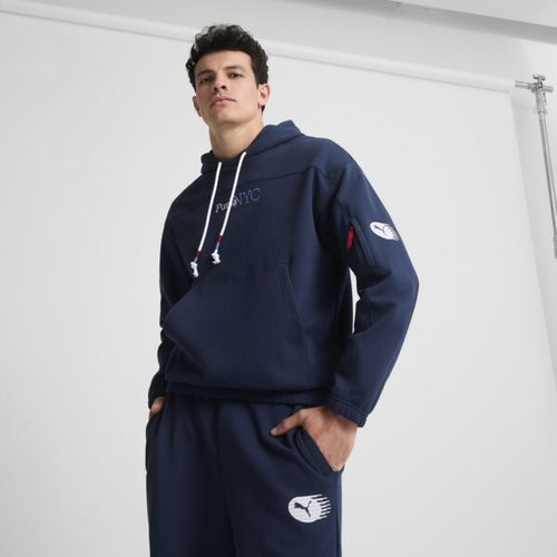 PUMA NYC Running Laps Men's Hoodie in Blue