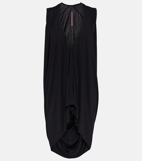 Lilies draped jersey top