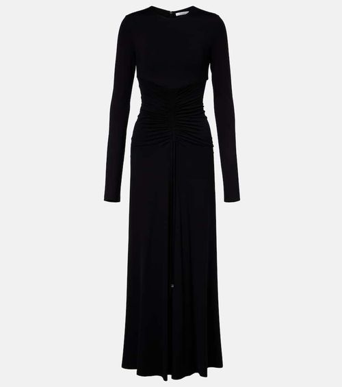 Doppia gathered maxi dress