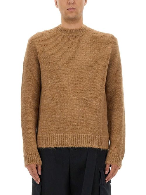 Midweight Wool Blend Crew-Neck Sweater