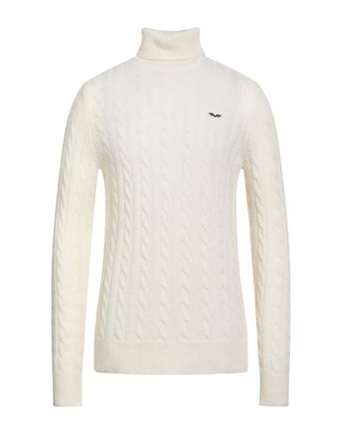 Man Turtleneck Off white Size M Lambswool, Nylon