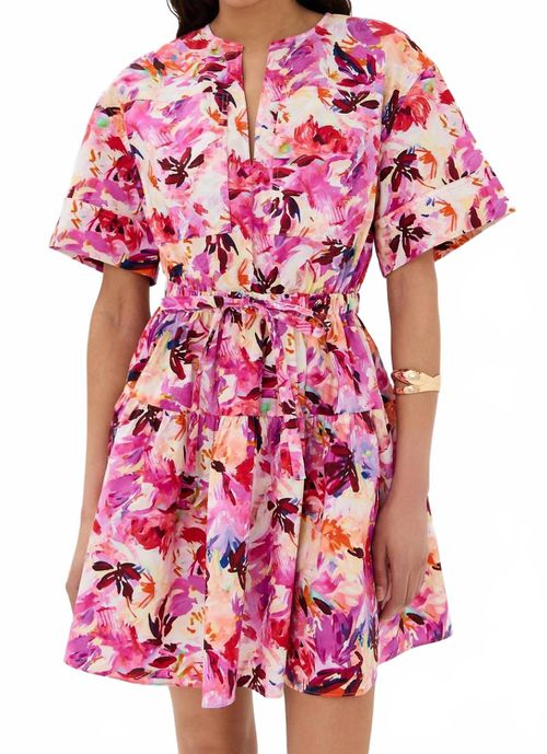 Nadira Dress In Azalea