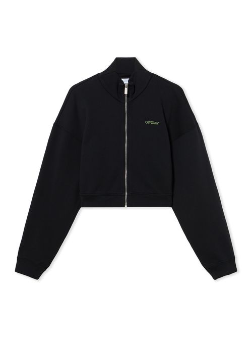 Arrow Leaves Reg Zip Up - Female Sweatshirts Black