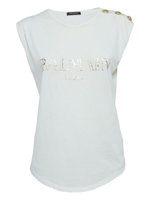 Logo-print T-shirt - White