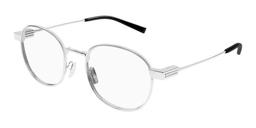 Saint Laurent SL 785 001 Men's Eyeglasses Silver Size 50 - Blue Light Block Available