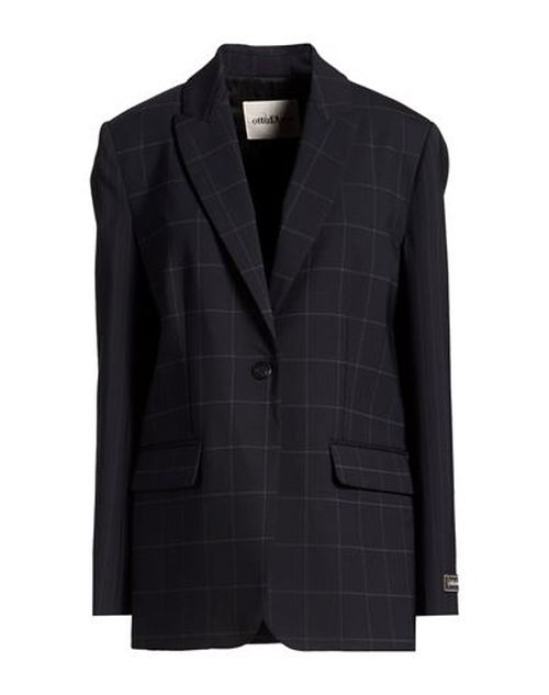 Woman Blazer Midnight blue Size 10 Polyester, Wool, Elastane
