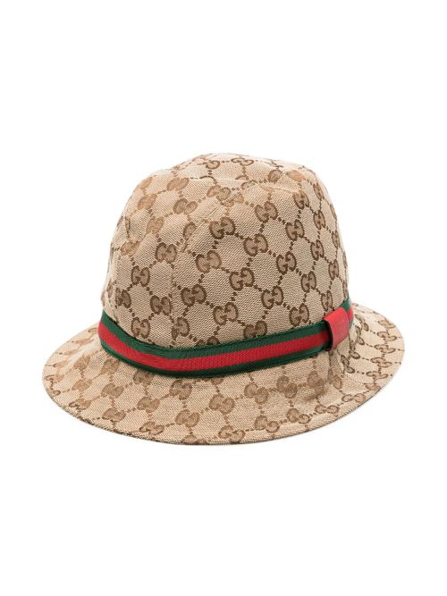 GG-canvas fedora hat