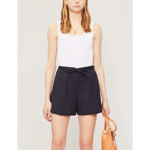 Womens White Essential Reversible Stretch-cotton Vest