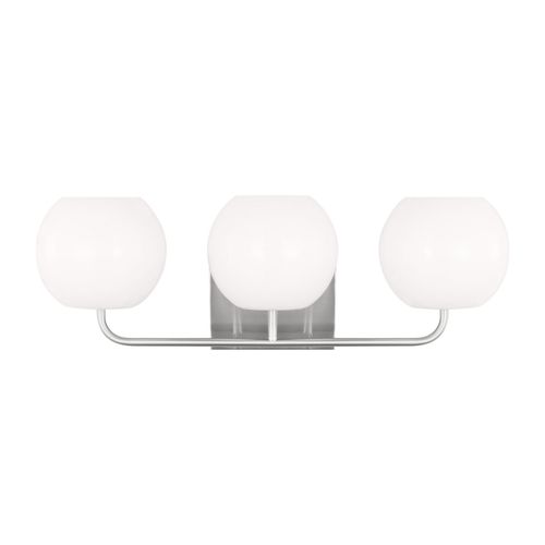 Brushed Steel Bathroom Vanity Light from the Rory Collection