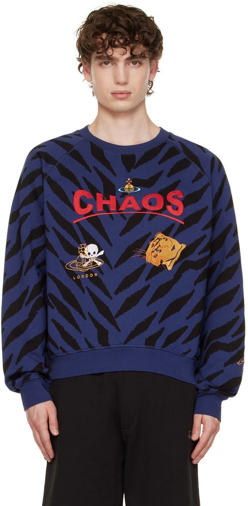 Blue and Black Chaos Sweatshirt