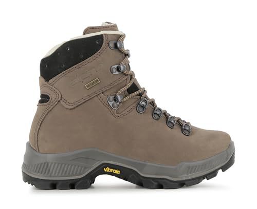 Alpina TIBET Premium Women's Mountaineering Camping Shoes Boots Waterproof Leather Vibram Breathable Sympatex Membrane Brown Made in Europe