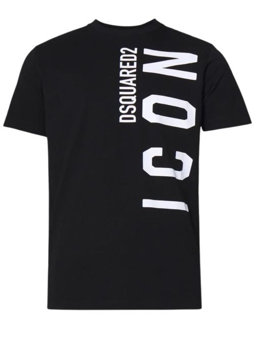 Dsquared2 Vertical ogo Black T-Shirt - Black