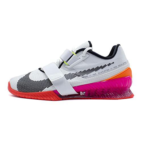 Nike Romaleos 4 SE Weightlifting Shoe (DJ4487-121, White/Bright Crimson/Pink Blast/Black)