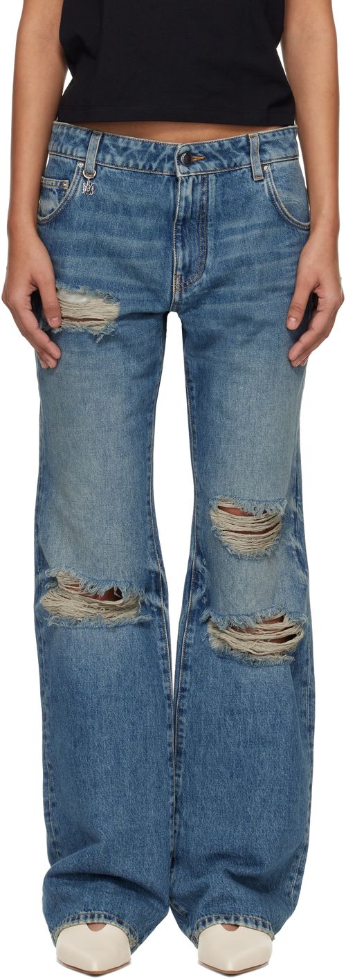 Blue Slash Jeans