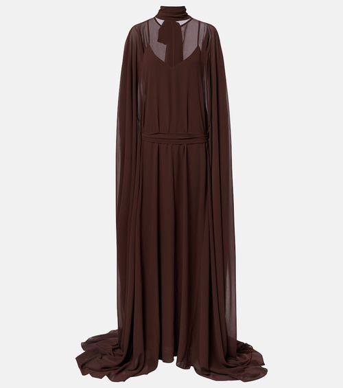 Nila chiffon gown