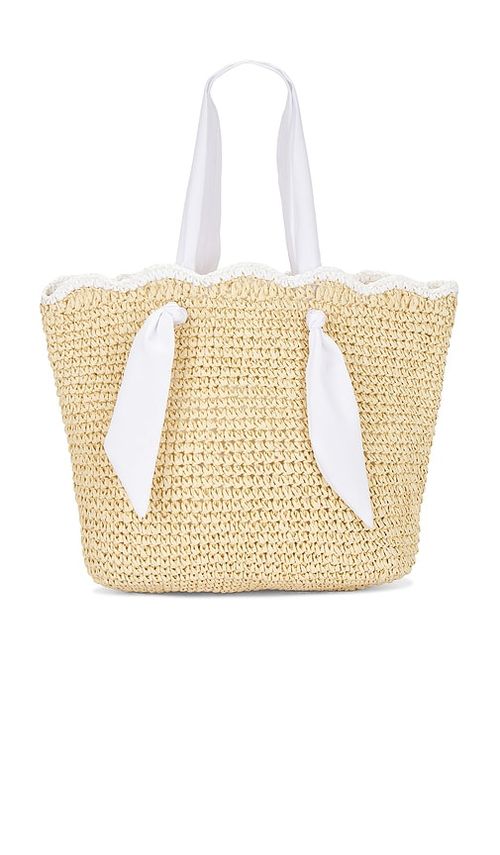 Nikki Beach Capri Tote Bag in Beige