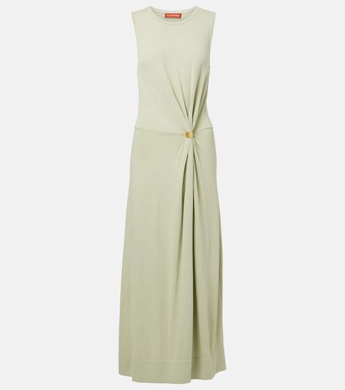 Gathered maxi dress