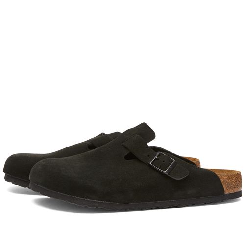 Boston SFB Clog - Black Suede, Size UK 9.5 
