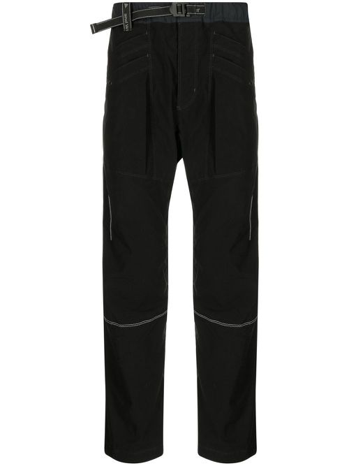 Straight-leg trousers - Black