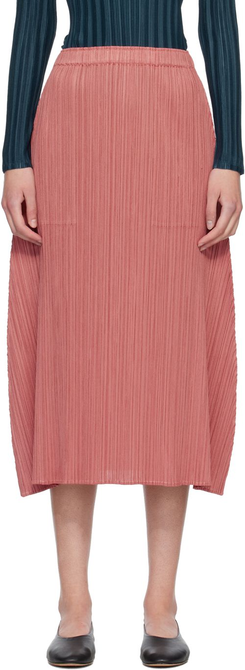 Pink Monthly Colors October Maxi Skirt