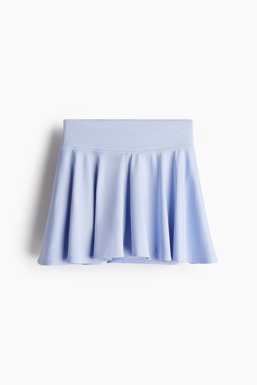 Circle Cut Tennis Skirt With DryMove™ - Blue